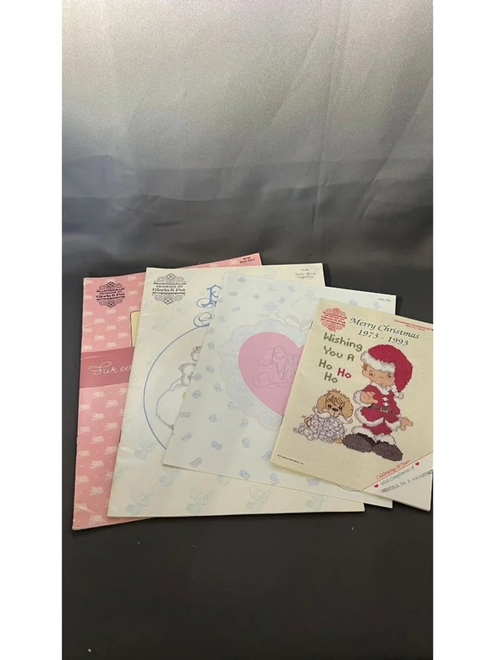 4 Precious Moments Cross Stitch Lot By Gloria & Pat Patterns